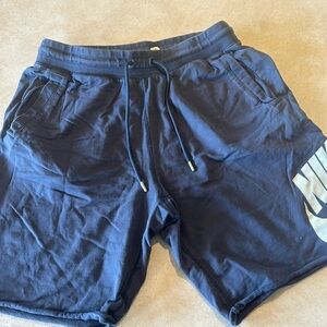 Nike Navy blue club fleece shirts